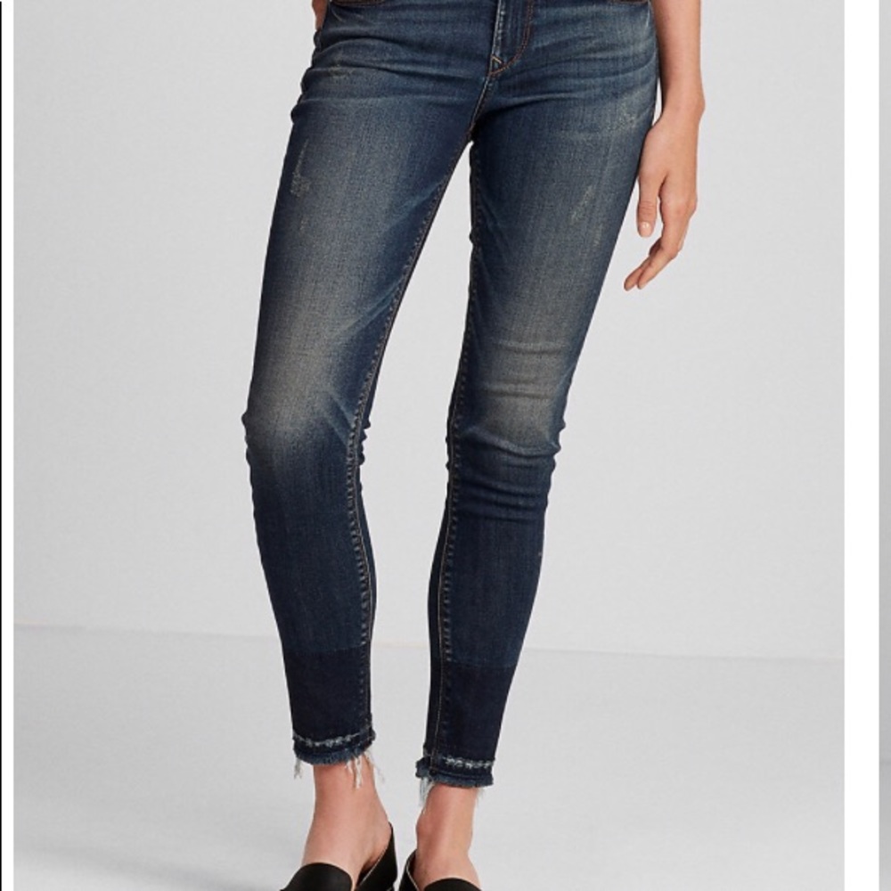 Express Mid-rise Stretch Ankle Legging size 8